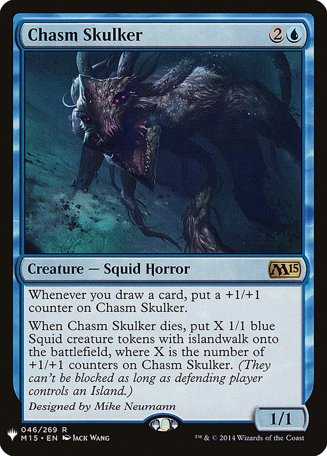 Magic-kaart Chasm Skulker MYS-46 uit Mystery Booster (Rare)
