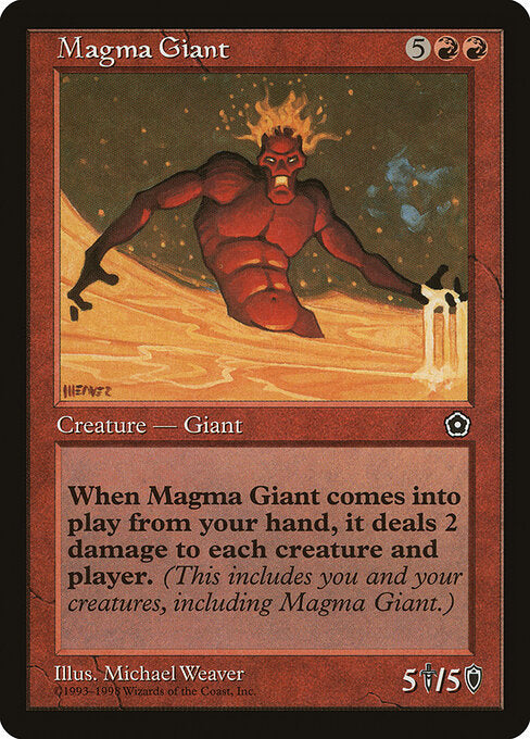 Magma Giant – Portal Second Age (P02-108) Magic: The Gathering card | LC-REM-20260804-15151681044812-92bec2e0-a016-42bd-85d9-fbb262998110