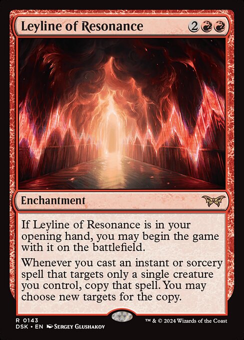 Leyline of Resonance – Duskmourn: House of Horror (DSK-143) Magic: The Gathering card | LC-REM-20260804-15517354295628-92c5f0e3-345a-40a8-9cda-565a62156692
