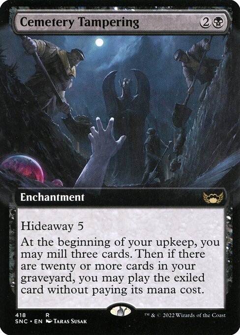 Cemetery Tampering – Streets of New Capenna (SNC-418) Magic: The Gathering card | LC-REM-20260804-15383469097292-92f199fc-11ff-45bd-bed2-5ac98eb80456 Imagen principal del producto
