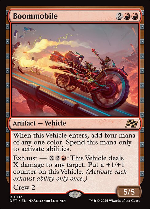 Boommobile – Aetherdrift (DFT-113) Magic: The Gathering card