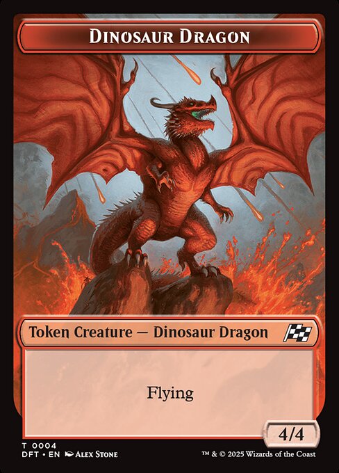 Dinosaur Dragon – Aetherdrift Tokens (TDFT-4) Magic: The Gathering card | LC-REM-20260804-15339549360460-932aac56-2afa-4431-96fa-bd55d8bba983