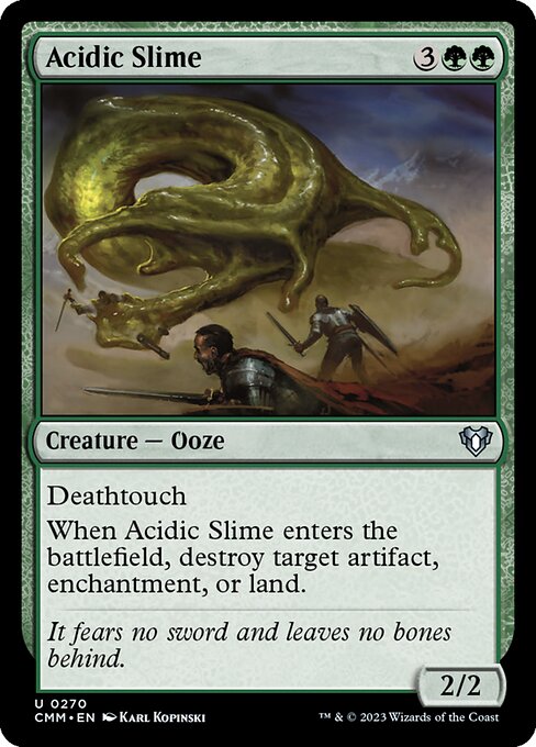Acidic Slime – Commander Masters – CMM 270 – English Magic card Image principale du produit