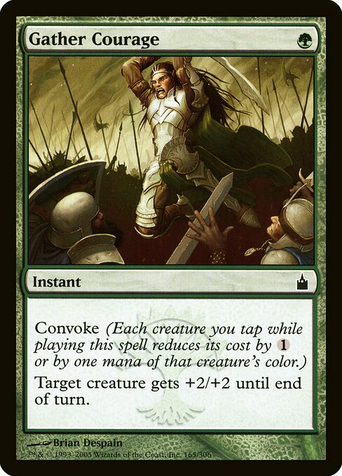 Gather Courage – Ravnica: City of Guilds (RAV-165) Magic: The Gathering card Hauptbild