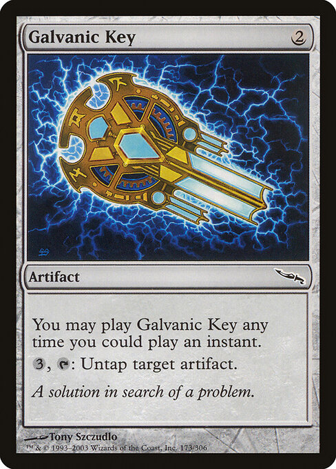 Galvanic Key – Mirrodin (MRD-173) Magic: The Gathering card | LC-REM-20260804-15617497006412-934936d1-f470-47fa-ac28-344020c9fc76 Immagine principale del prodotto
