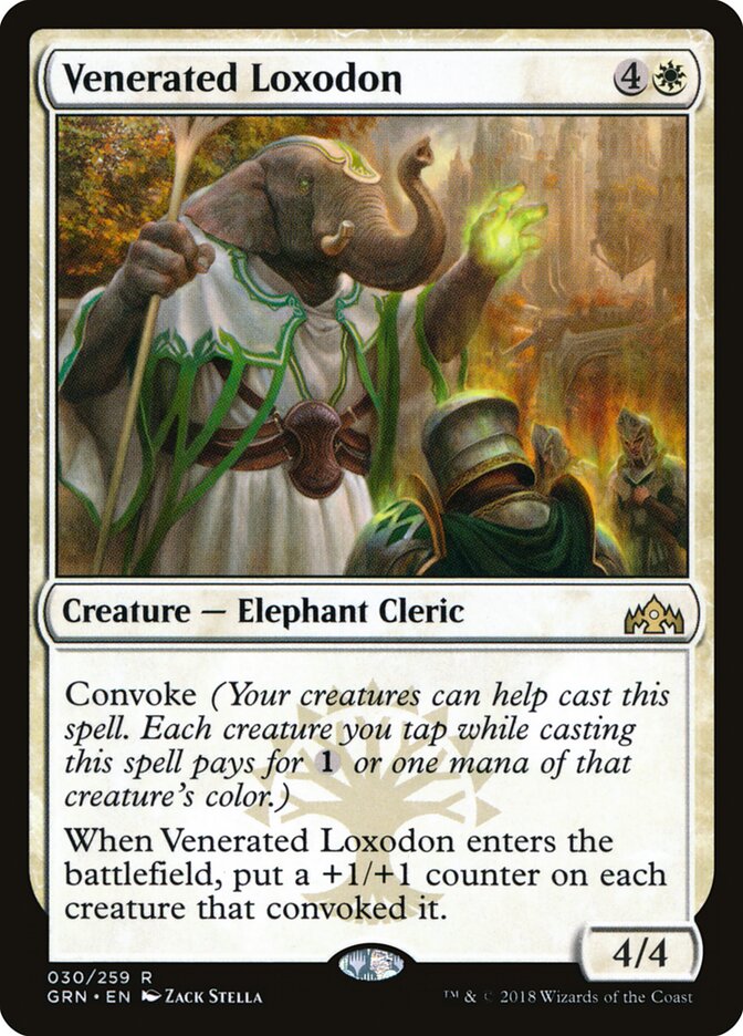 Venerated Loxodon - Guilds of Ravnica (Rare) [GRN-30]