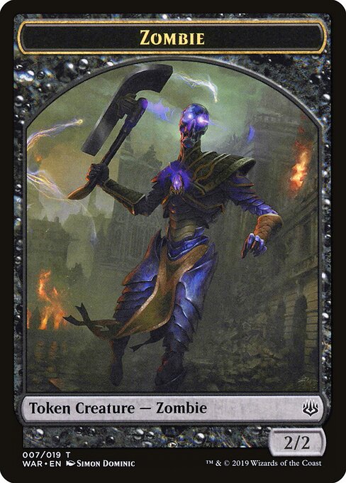 Zombie – War of the Spark Tokens (TWAR-7) Magic: The Gathering card | LC-REM-20260804-15151822799180-935d1421-0d26-468f-aa86-488b0ba25e77