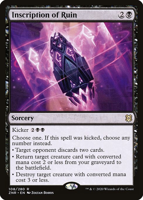 Inscription of Ruin – Zendikar Rising (ZNR-108) Magic: The Gathering card | LC-REM-20260804-15339591008588-93612079-0b8d-489d-9ae1-3593414a8cee Hauptbild
