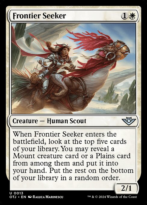 Frontier Seeker – Outlaws of Thunder Junction (OTJ-13) Magic: The Gathering card