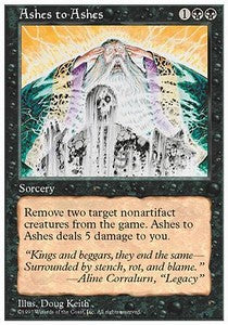 Ashes to Ashes - Fifth Edition (Uncommon) Immagine principale del prodotto