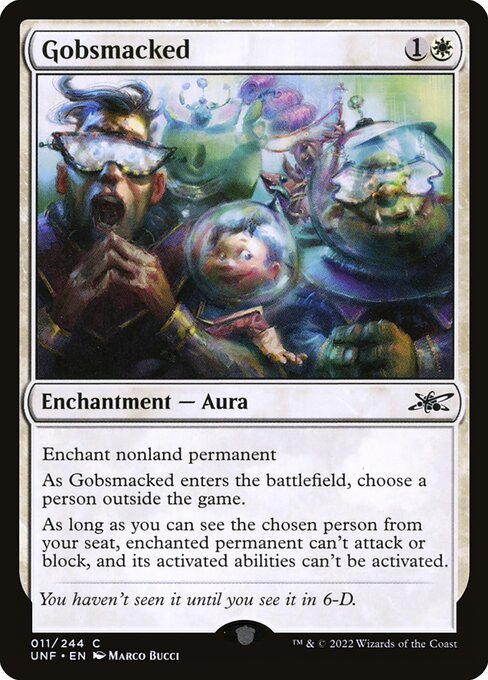 Gobsmacked – Unfinity (UNF-11) Magic: The Gathering card