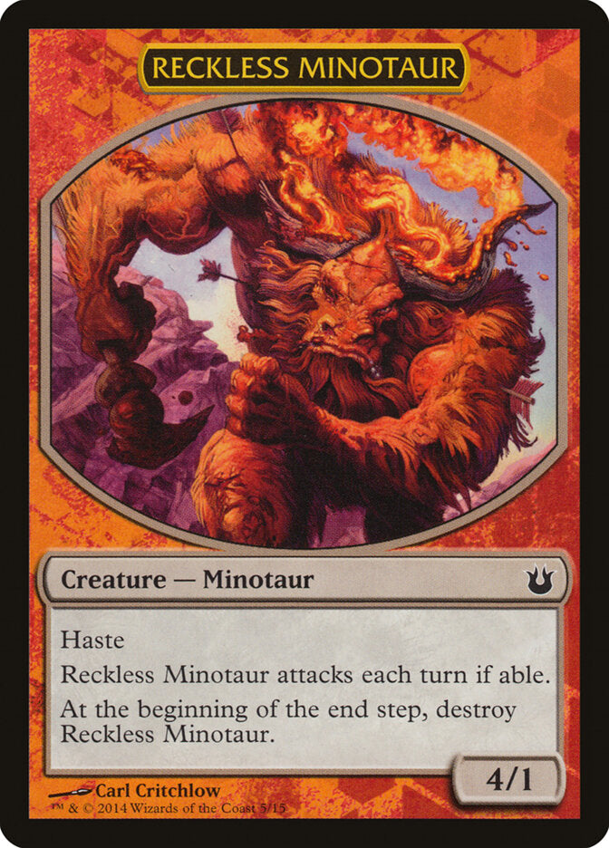 Magic-kaart Reckless Minotaur BNG-C11 uit Born of the Gods (Special) Image principale du produit