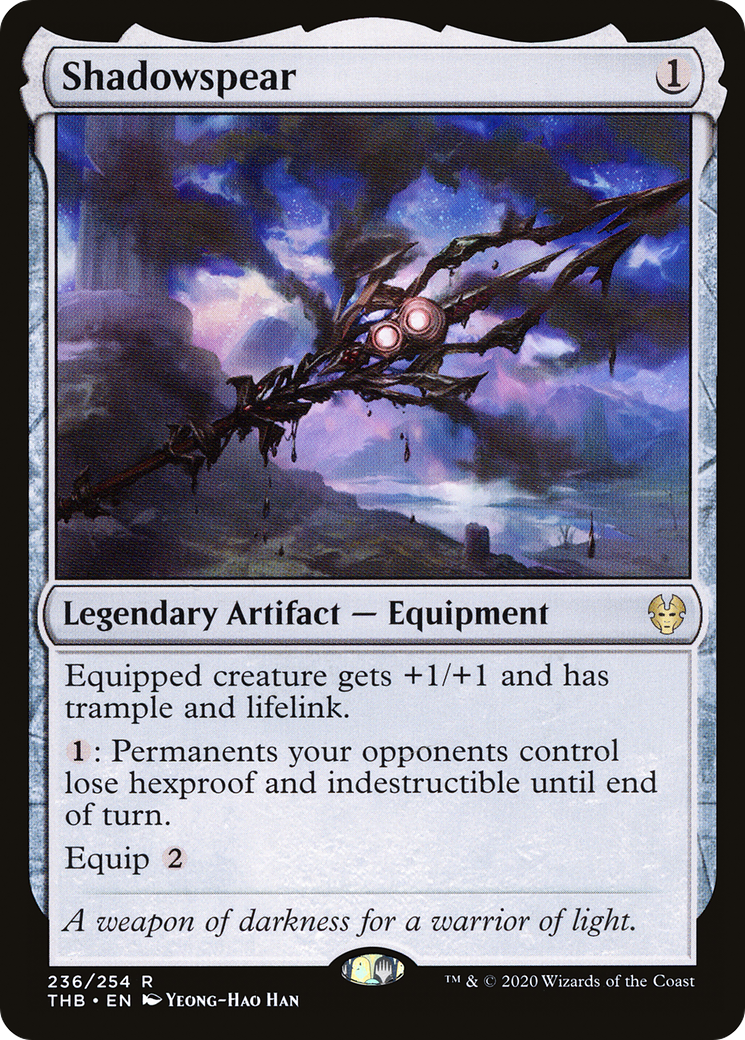 Shadowspear – Theros Beyond Death 236 – Magic: The Gathering single card Main image