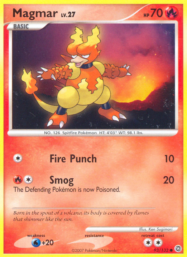 Magmar Lv.27 – Secret Wonders 93 – Pokémon TCG single card Hoofdafbeelding