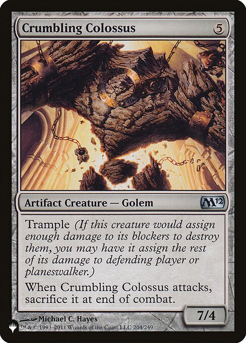 Crumbling Colossus – The List (PLST-M12-204) Magic: The Gathering card | LC-REM-20260804-15150937702732-93c17dc0-d0b7-4f5a-a98a-b36f5ef3d034