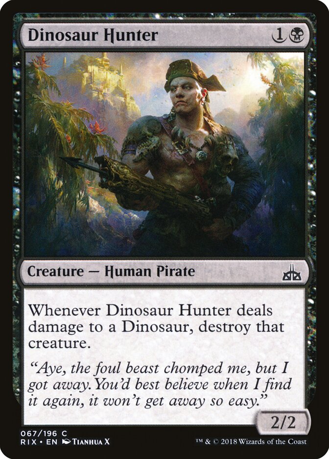 Dinosaur Hunter - Rivals of Ixalan (Common) [RIX-67]