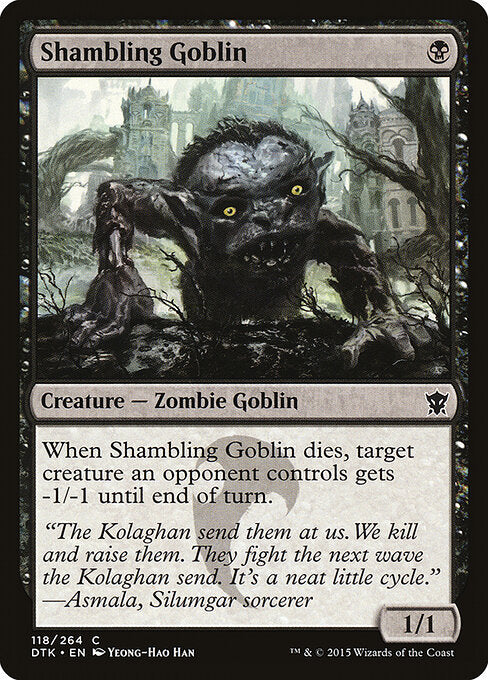 Shambling Goblin – Dragons of Tarkir (DTK-118) Magic: The Gathering card