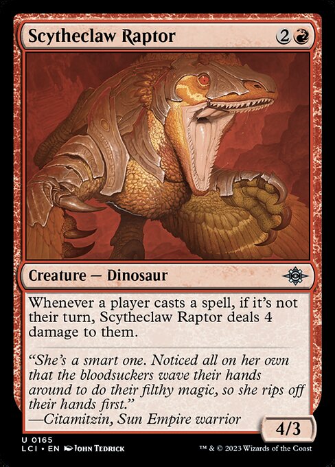 Scytheclaw Raptor – The Lost Caverns of Ixalan (LCI-165) Magic: The Gathering card