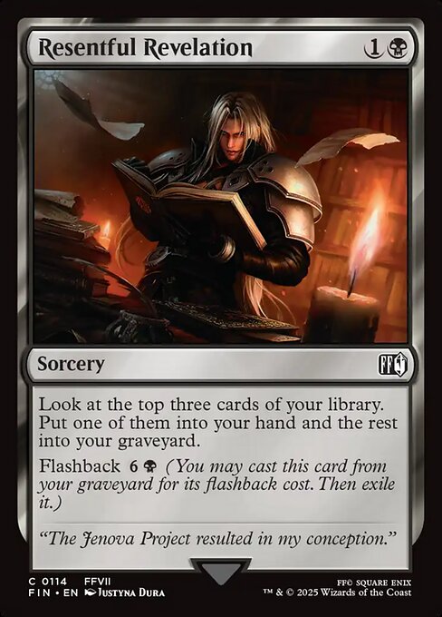 Resentful Revelation – Final Fantasy (FIN-114) Magic: The Gathering card | LC-REM-20260804-15543935598924-945006ea-c6a1-4ee5-abb2-387c2b6d3123