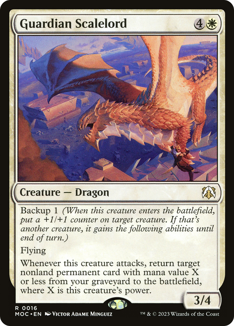 Guardian Scalelord – Commander: March of the Machine 16 – Magic: The Gathering single card Imagen principal del producto
