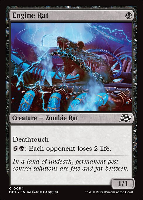 Engine Rat – Aetherdrift (DFT-84) Magic: The Gathering card