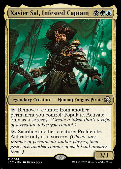 Xavier Sal, Infested Captain – The Lost Caverns of Ixalan Commander (LCC-14) Magic: The Gathering card | LC-REM-20260804-15393200636236-94a420c2-b1a8-4a98-a2a5-7f949d3081bc Hoofdafbeelding
