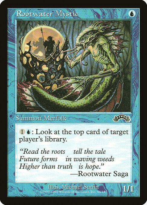 Rootwater Mystic – Exodus (EXO-44) Magic: The Gathering card