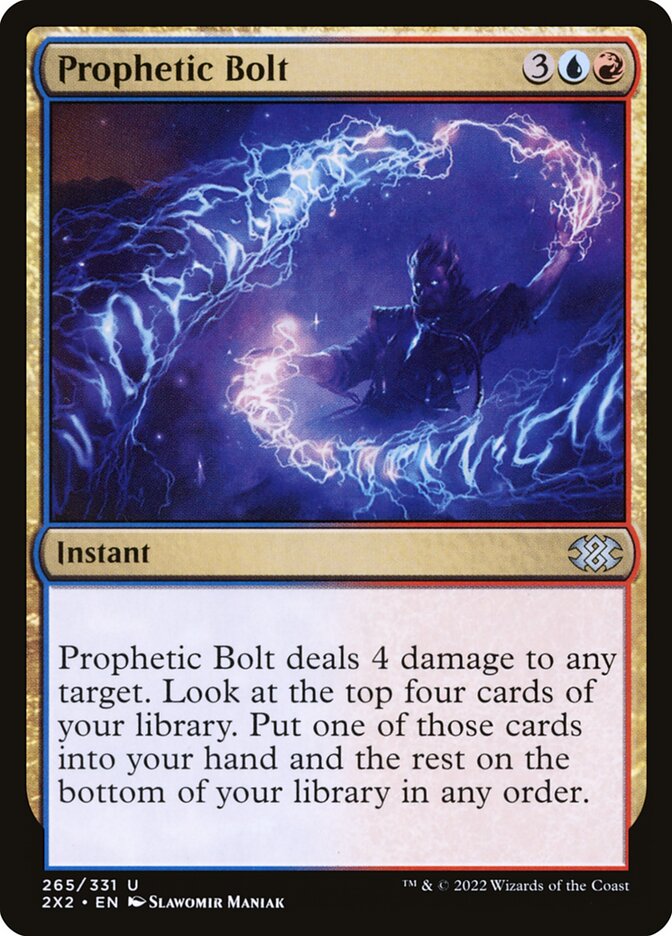 Prophetic Bolt - Double Masters 2022 (Uncommon) [2X2-265]