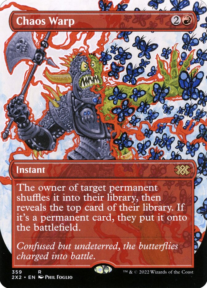 Magic-kaart Chaos Warp 2X2-359 uit Double Masters 2022 (Rare) Image principale du produit