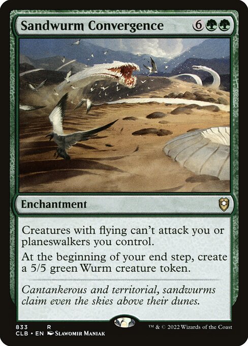 Sandwurm Convergence – Commander Legends: Battle for Baldur's Gate (CLB-833) Magic: The Gathering card | LC-REM-20260804-15151752085836-94d2a7e4-acc9-4236-a78f-c3171fd0c9ec Image principale du produit