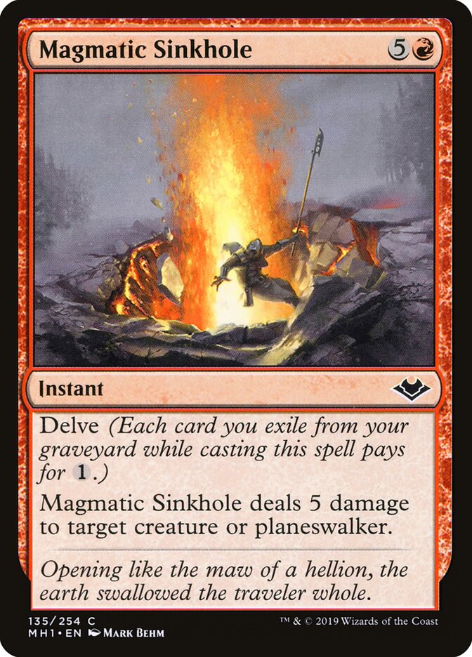 Magmatic Sinkhole - Modern Horizons (Common) [MH1-135]