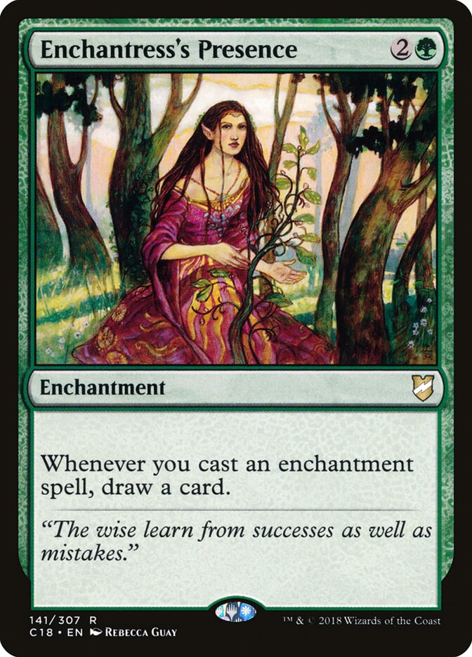 Enchantress's Presence - Commander 2018 (Rare) [C18-141] Image principale du produit