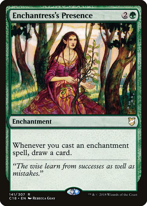 Enchantress's Presence – Commander 2018 (C18-141) Magic: The Gathering card