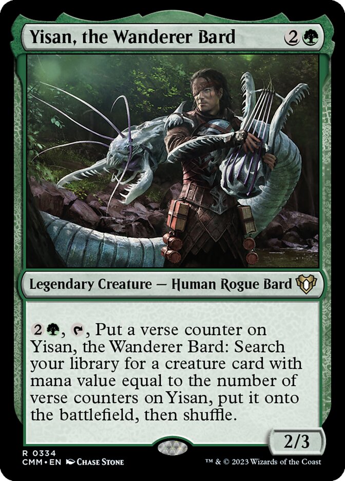 Yisan, the Wanderer Bard - Commander Masters (Rare) [CMM-334] Immagine principale del prodotto