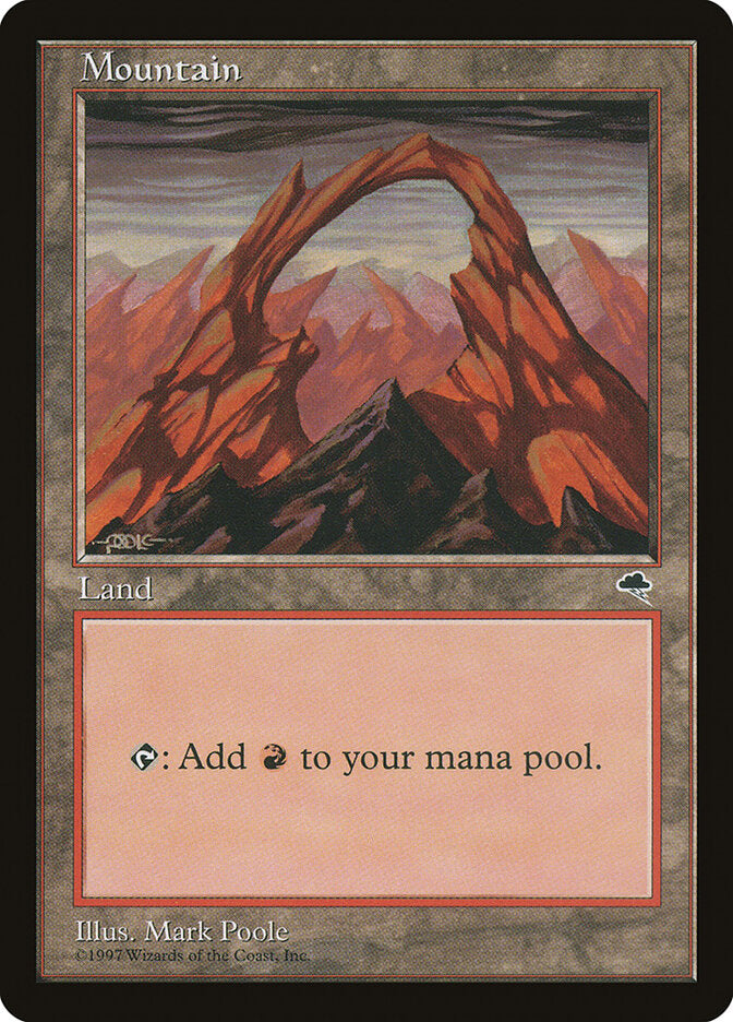 Magic-kaart Mountain TMP-345 uit Tempest (Land)