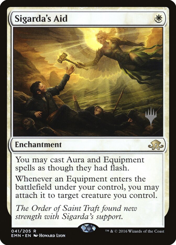 Magic-kaart Sigarda's Aid PEMN-41 uit Eldritch Moon Promos (Rare) Main image