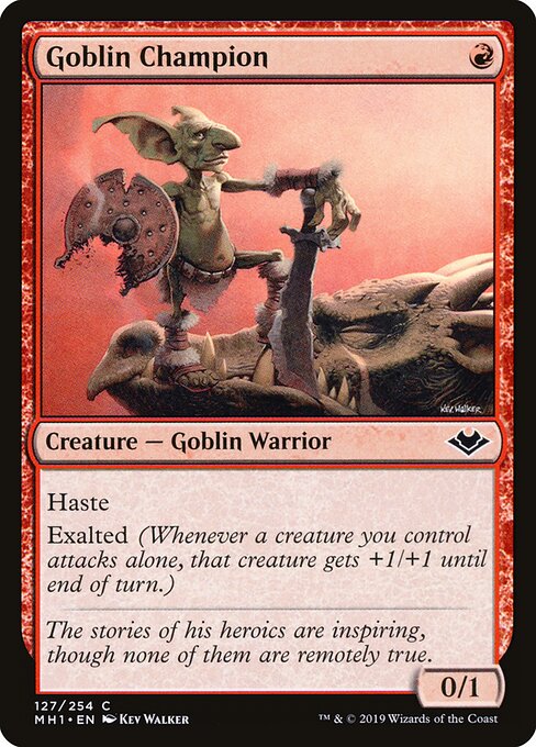 Goblin Champion – Modern Horizons (MH1-127) Magic: The Gathering card | LC-REM-20260804-15151288942924-9543660a-6797-4719-bbe7-ff6e40709599