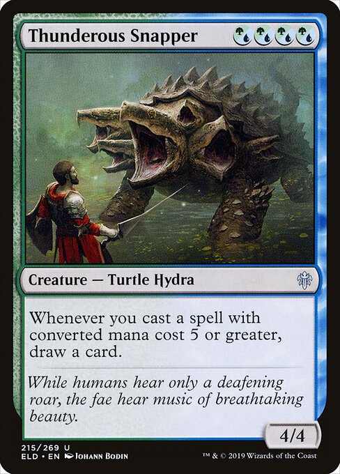 Thunderous Snapper – Throne of Eldraine (ELD-215) Magic: The Gathering card | LC-REM-20260804-15150649573708-9576d4f1-47bb-45e0-803c-93fa2cdacbe5