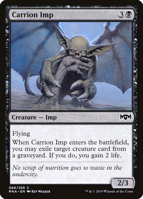 Carrion Imp – Ravnica Allegiance (RNA-66) Magic: The Gathering card