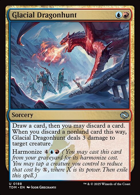 Glacial Dragonhunt – Tarkir: Dragonstorm (TDM-188) Magic: The Gathering card | LC-REM-20260804-15401860890956-95994c88-e404-4a4f-8be6-b99d703d4609