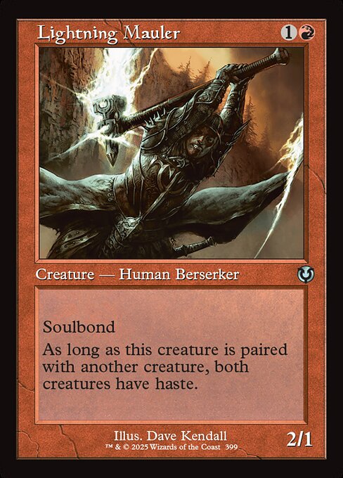 Lightning Mauler – Innistrad Remastered (INR-399) Magic: The Gathering card | LC-REM-20260804-15339606540620-959a0170-7949-4e4a-937d-0ae732c10062 Imagen principal del producto