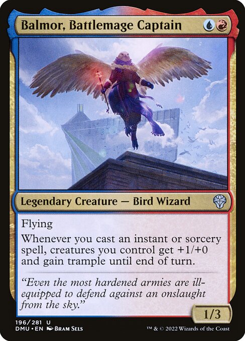 Balmor, Battlemage Captain – Dominaria United (DMU-196) Magic: The Gathering card