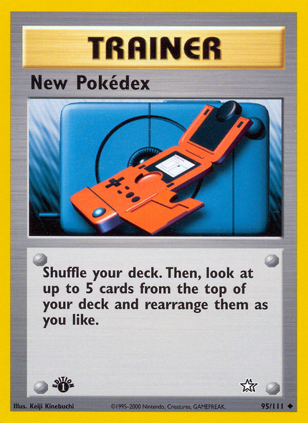 New Pokédex – Neo Genesis 95 – Pokémon TCG single card