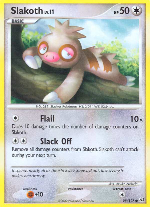Slakoth Lv.11 – Platinum 95 – Pokémon TCG single card Hoofdafbeelding