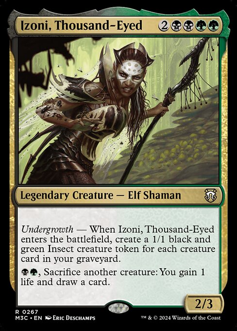 Izoni, Thousand-Eyed – Commander: Modern Horizons 3 (M3C-267) Magic: The Gathering card Immagine principale del prodotto