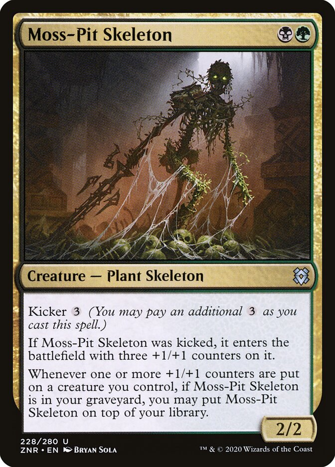 Moss-Pit Skeleton - Zendikar Rising (Uncommon) [ZNR-228]