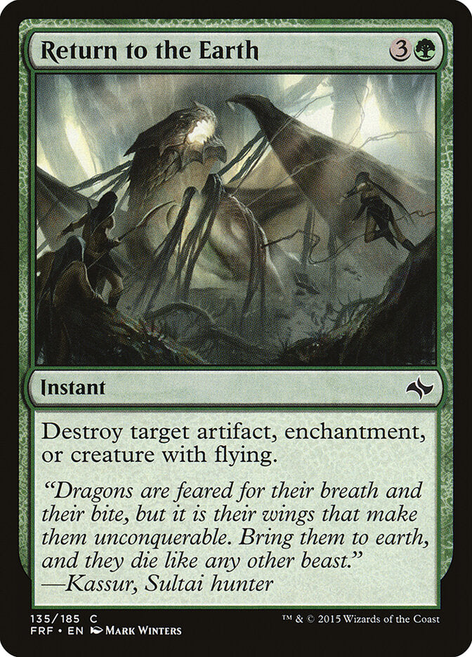 Return to the Earth - Fate Reforged (Common) [FRF-135] Main image