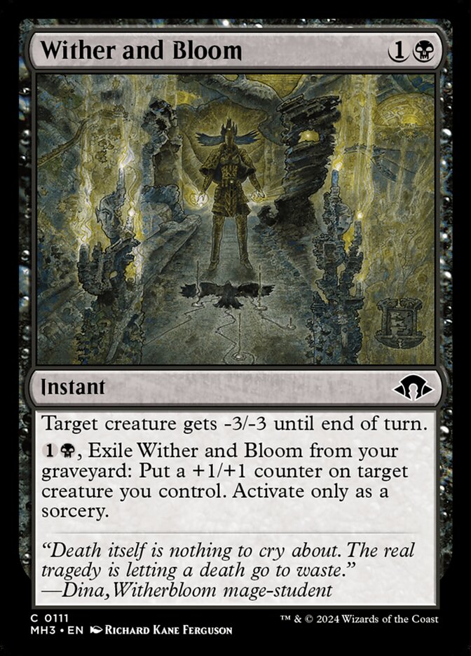 Wither and Bloom - Modern Horizons 3 (Common) [MH3-111] Imagen principal del producto