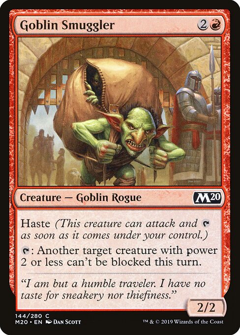 Goblin Smuggler – Core 2020 (M20-144) Magic: The Gathering card Hauptbild