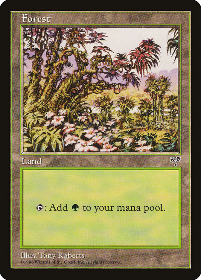 Magic-kaart Forest MIR-350 uit Mirage (Land)